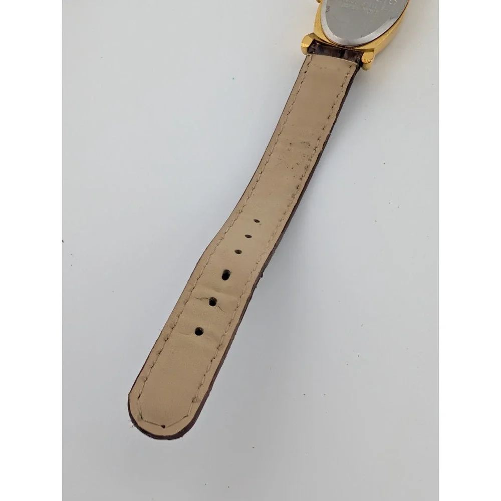 Capezio Women's Watch 19mm Case Brown Faux Leather Band- New Battery